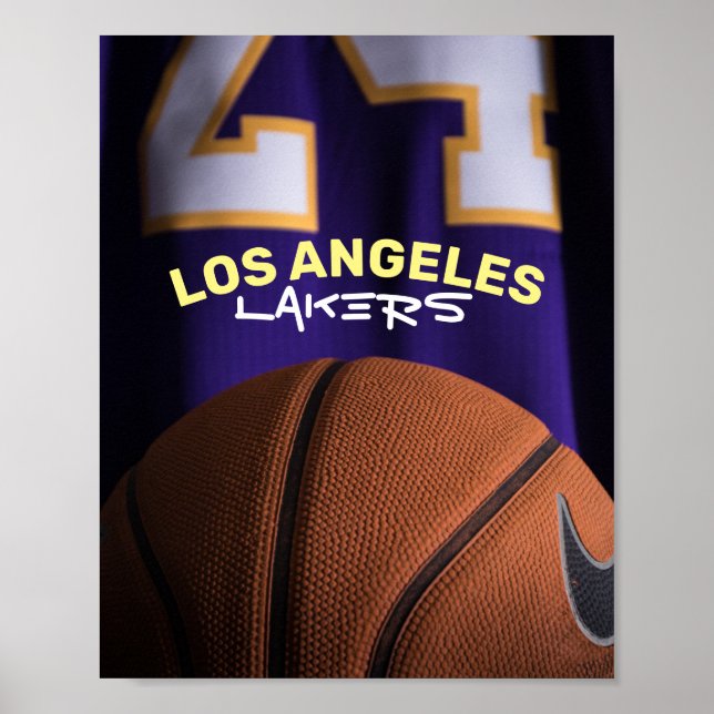 POSTER Simples de Lakers de LA (Frente)