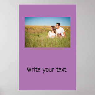 Poster simples e mínimo adicione seu texto foto      chr