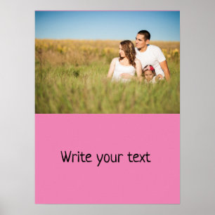 Poster simples e mínimo adicione seu texto foto chr