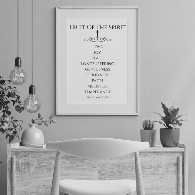 Poster Simples Fruta do Espírito Galáctico 5 (Criador carregado)