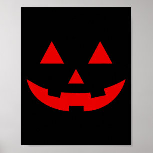 Poster Simples Melancia Jack O Lanterna Dia das Bruxas de