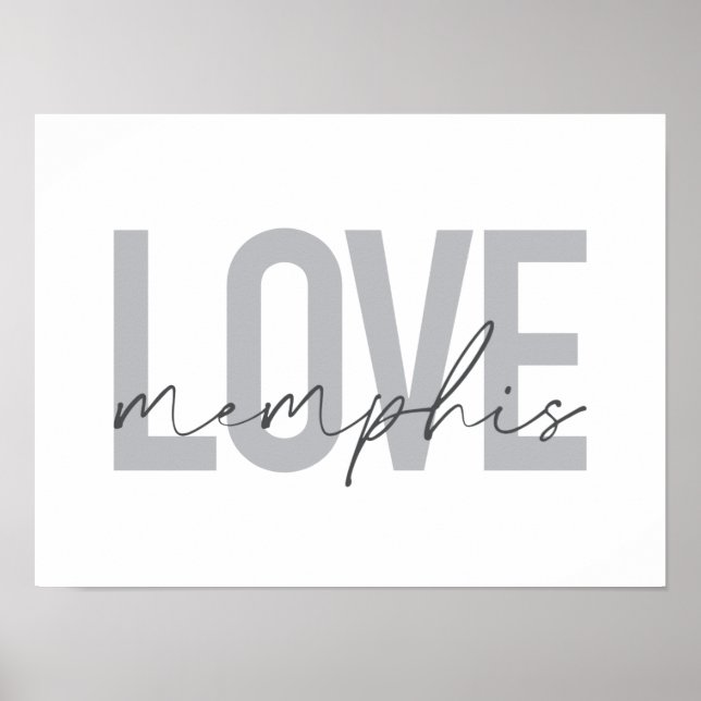 Poster Simples, moderno, urbano, legal design de amor Mem (Frente)