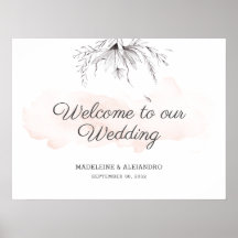 Simples sinal romântico de boas-vindas ao casament