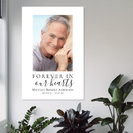 Poster Simples Sinalizador de Boas-vindas do Funeral de O