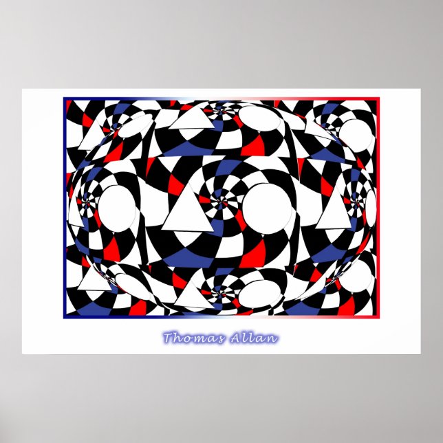 Poster Simplicidade de Cor e Forma (Frente)