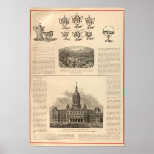 Pôster Simpson, Salão, Miller e a Empresa de Viajante