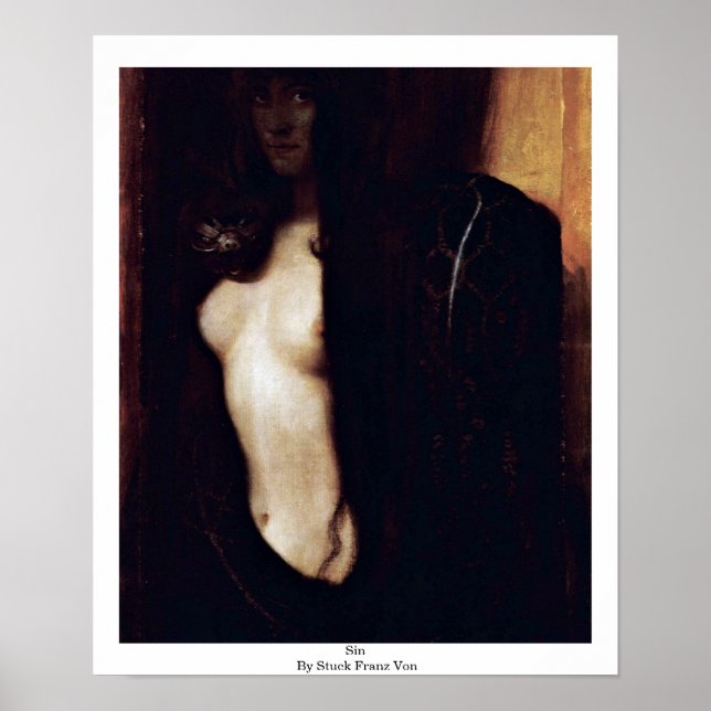 Poster Sin By Stuck Franz Von (Frente)