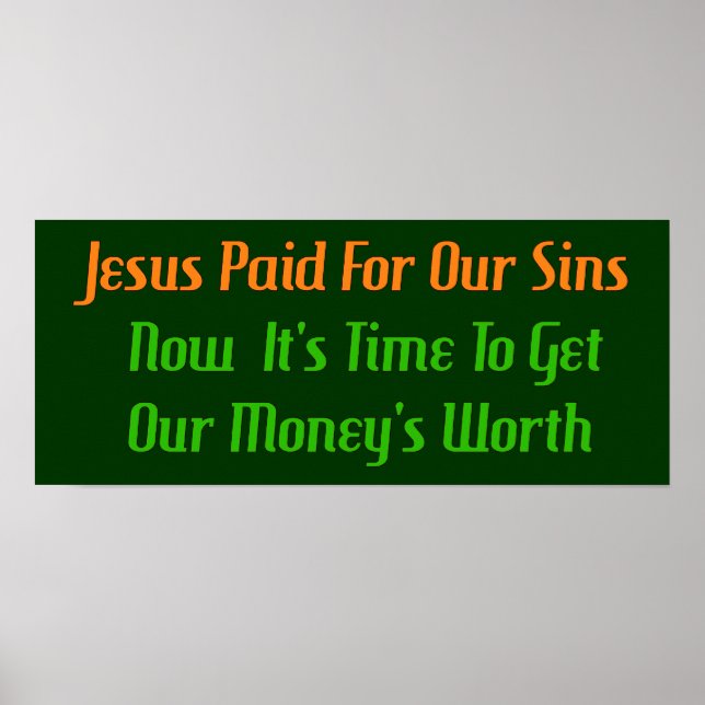 Pôster Sin Pré-Pago (Frente)