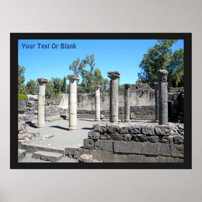 Poster Sinagoga Golan Katzrin (Frente)