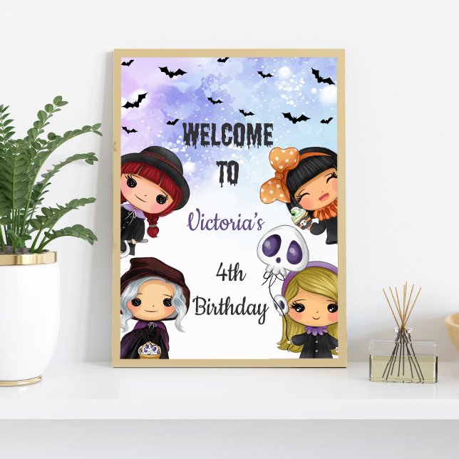 Poster Sinais ao ar livre do Halloween (Halloween outdoor Signs)