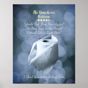 Poster Sinais de Banheiros divertidos, Wall Art