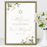 Poster Sinais de boas-vindas do bar Mitzvah | Eucalyptus<br><div class="desc">Procurando levar sua decoração do Bat Mitzvah para o próximo nível? Veja nossa Coleção Eucalyptus Greenery Bat Mitzvah! Com sua estética natural e exuberante,  você criará uma celebração para se lembrar. Descubra dicas e ideias para incorporar esses sotaques incríveis na sua celebração de hoje! ✨</div>