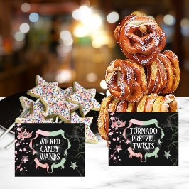 Poster Sinais de Comida com Tema Wicked 2