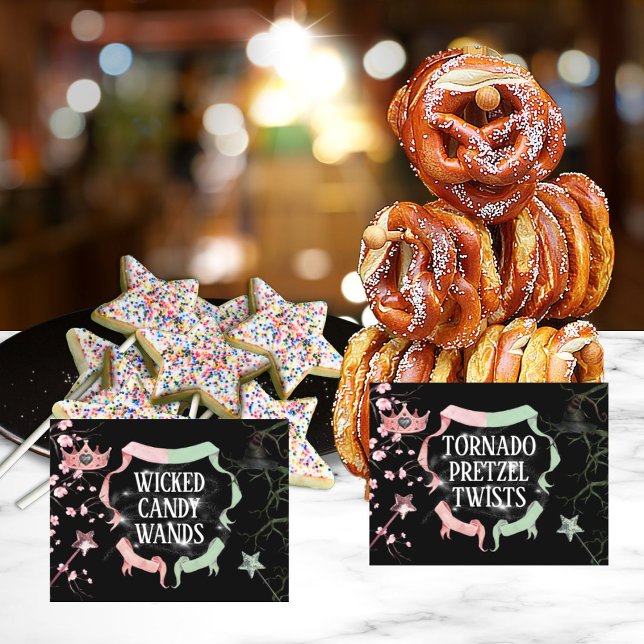 Poster Sinais de Comida com Tema Wicked 2 (Criador carregado)