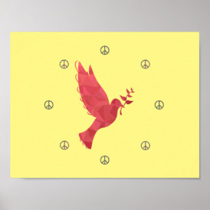 Poster Sinais de Dove e Paz
