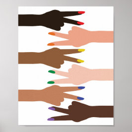 Poster Sinais de Paz Sideways