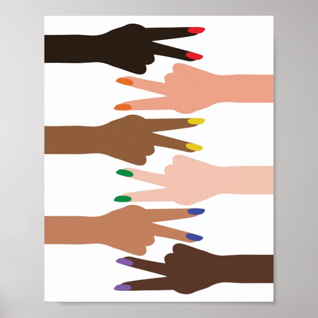 Poster Sinais de Paz Sideways (Frente)