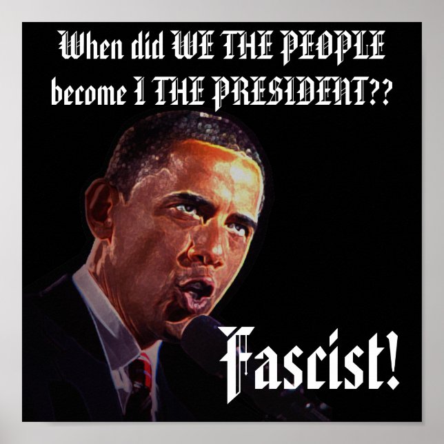 Pôster Sinais de protesto personalizados (Frente)