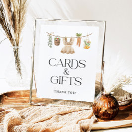 Poster Sinais de venda de livros e presentes para agricul