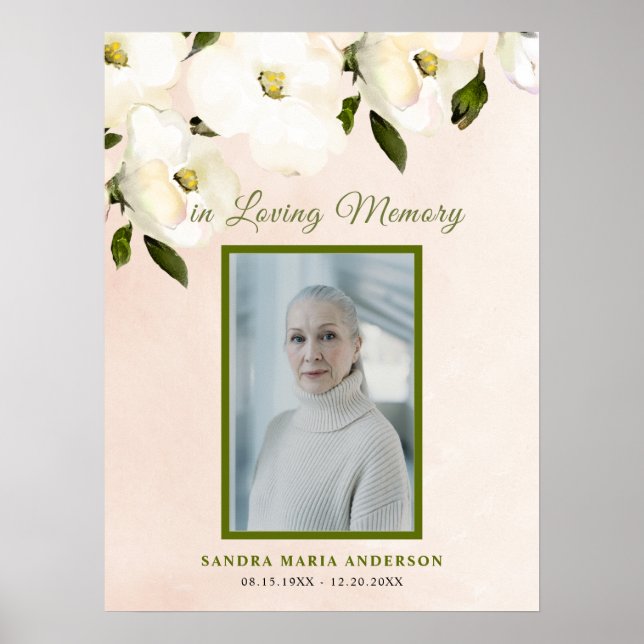 Poster Sinais Faliais Funerais de Comemoração do Sinal de (Frente)