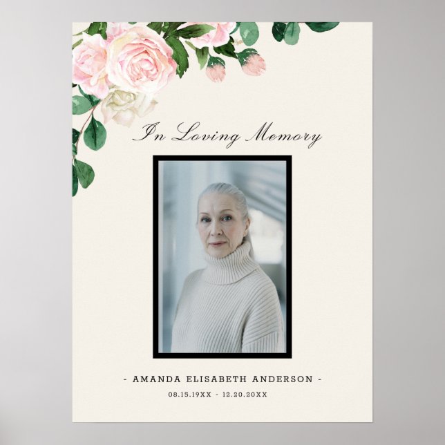 Poster Sinais Faliais Funerais de Comemoração do Sinal de (Frente)