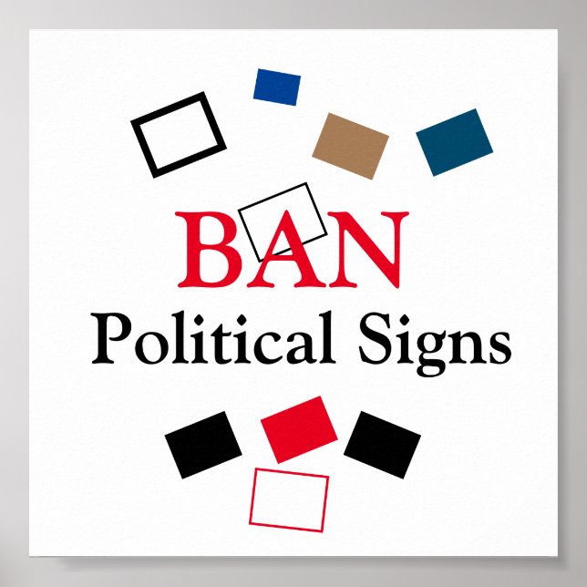Poster Sinais políticos de BAN (Frente)