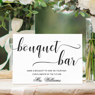 Poster Sinal da Barra de Buquê Minimalista Leyton Modern