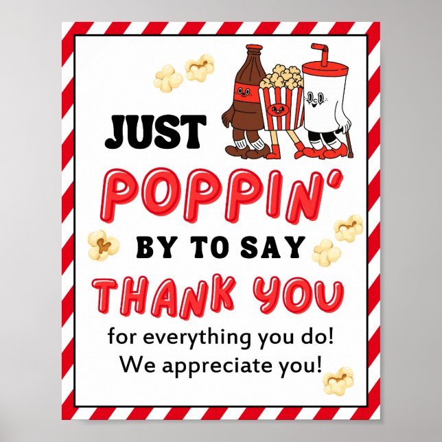 Poster Sinal da Semana de Apreciação, Sinal de Apreciação (Frente)