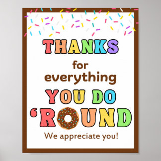 Poster Sinal da Semana de Apreciação, Sinal de Apreciação