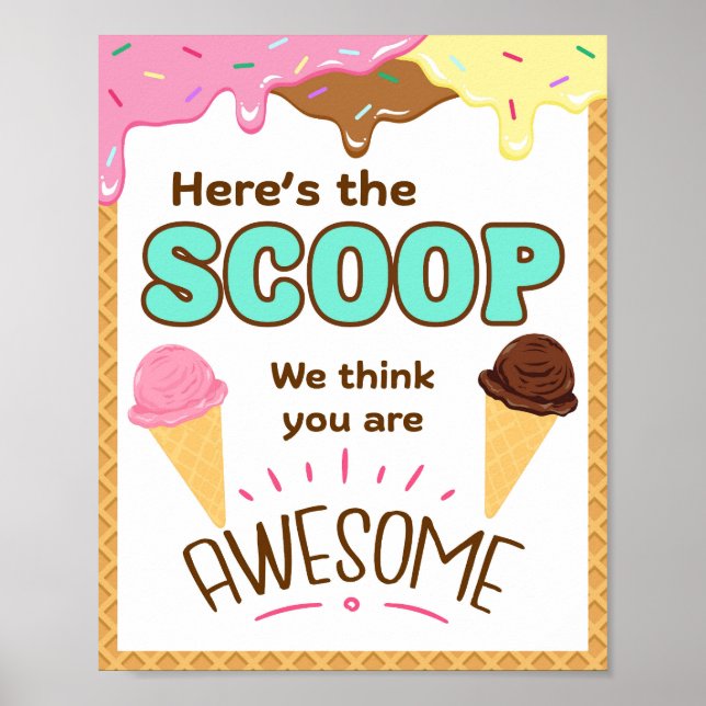 Poster Sinal da Semana de Apreciação, Sinal de Apreciação (Frente)