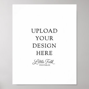 Poster Sinal de 8 x 10"