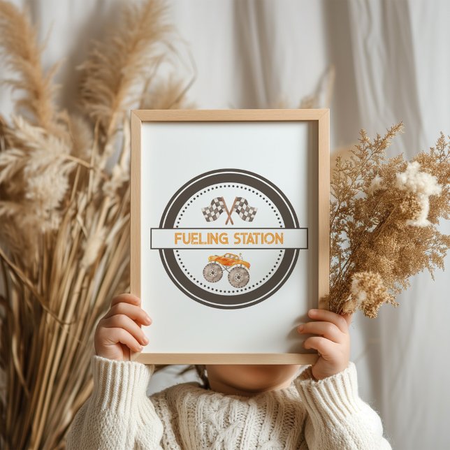 Poster Sinal de aniversário da estação de alimentação (Criador carregado)