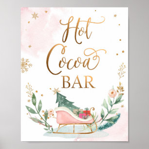 Poster Sinal de aniversário de Bar de chocolate