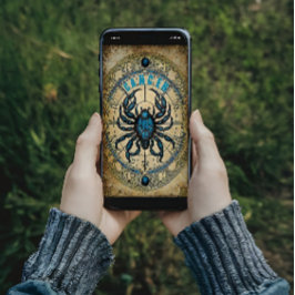 Poster sinal de astrologia do cancer