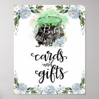 Sinal de Baby Shower de Halloween para Cartões e P