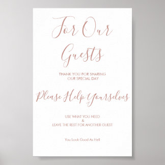 Poster Sinal de Banheira de Evento