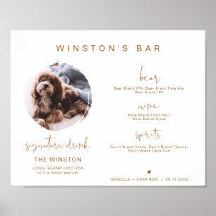POSTER SINAL DE BAR DE BEBIDA EXCLUSIVA DE PET FOTO INDIE