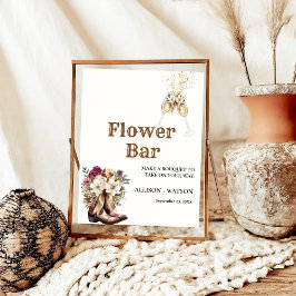 Poster Sinal de bar de chá de panela e Borracha