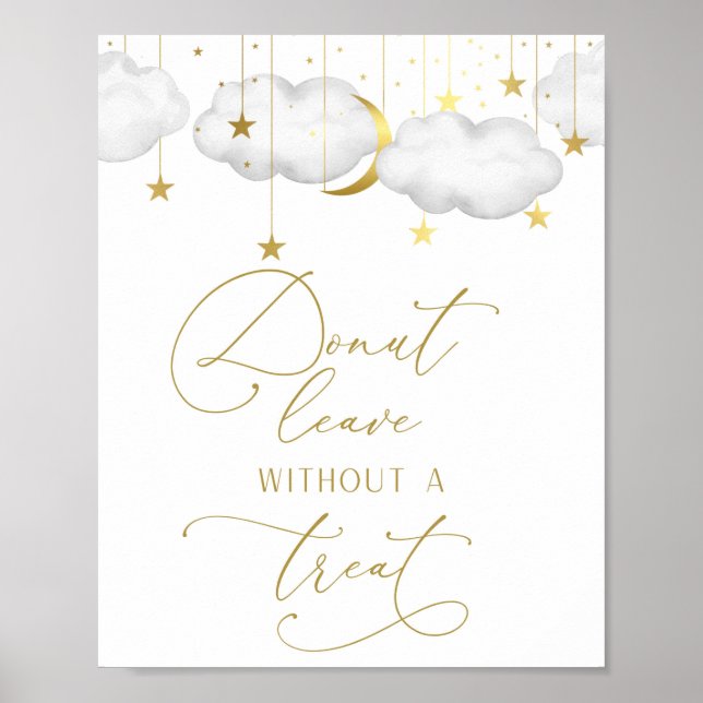 Poster Sinal de Bar de rosquinha, Sinal de Rosquinha de C (Frente)