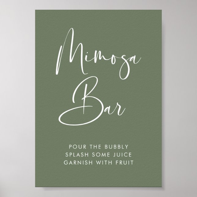 Poster Sinal de bar Elegante e Moderno da Escuridão Escur (Frente)