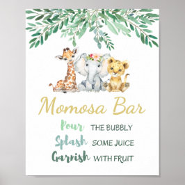 Poster Sinal de Bar Momosa