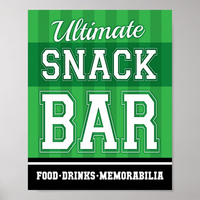 Poster Sinal de BAR SNACK ULTIMATE Party (Frente)