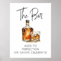 Sinal de Bar Whiskey Agilizado para Perfeição - Im