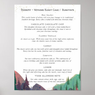 Poster Sinal de Barra de Sobremesa Cartaz de Casamento