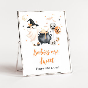 Poster Sinal de Bebês Little Boo são Doces Fantasmas Lara