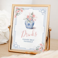 Sinal de Bebidas Bebidas Cinzentas de Gengibre Ros