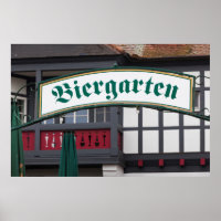 Sinal de Biergarten, Alemanha