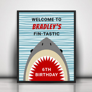 Poster Sinal de boas-vindas à Festa de aniversário de t