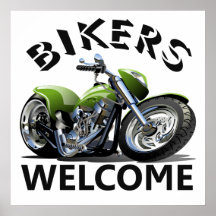 Sinal de boas-vindas Bikers