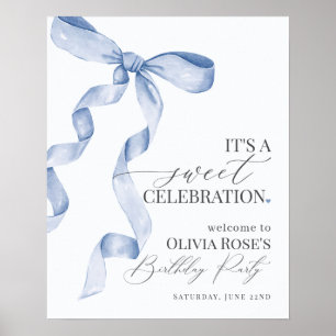 Poster Sinal de boas-vindas da Festa de aniversário Arco